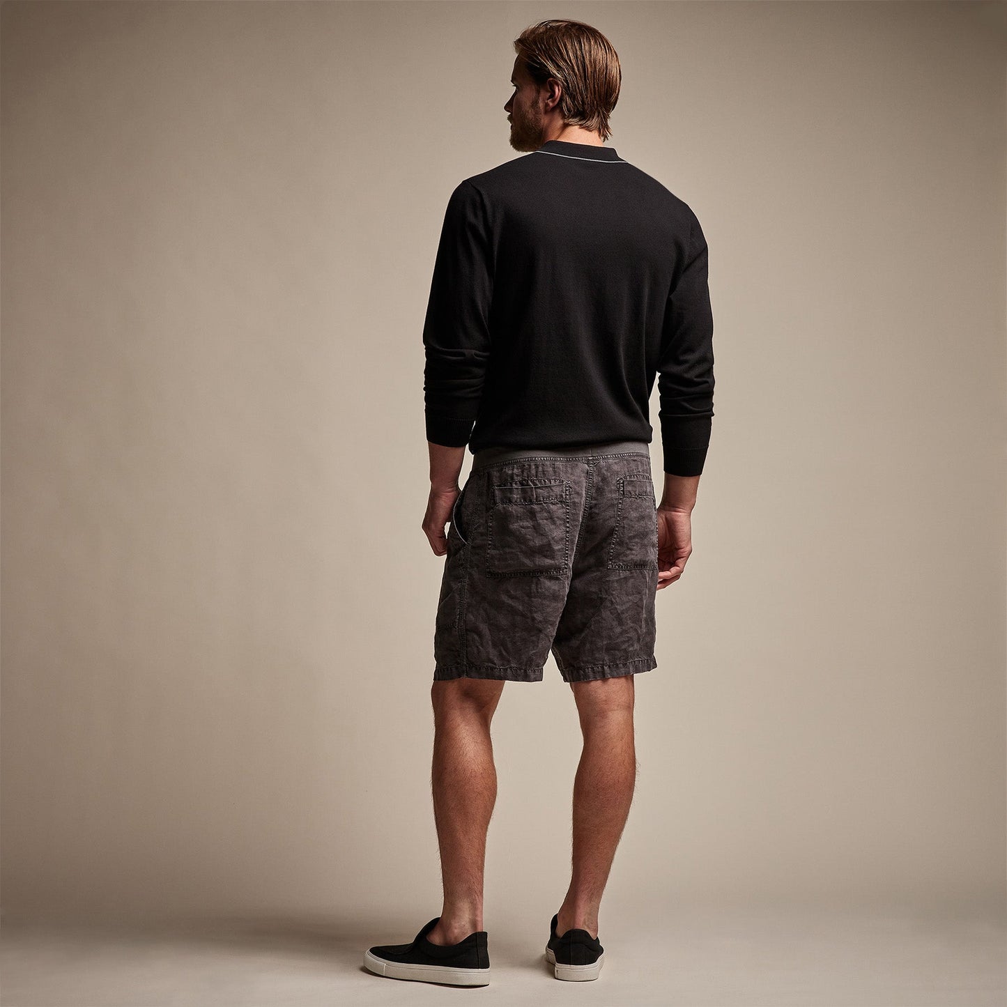 Utility Linen Short - Magma Pigment