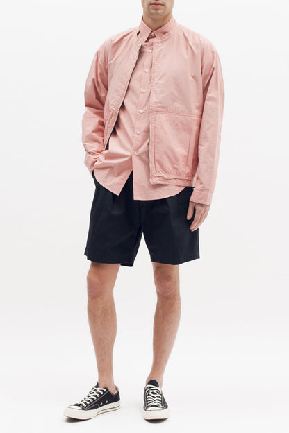 Reversible Bomber Jacket - Navy/Coral