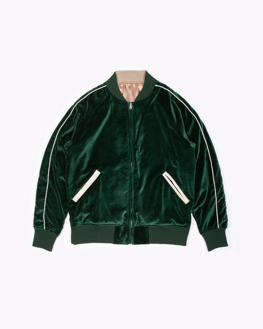 Velvet Bomber - Pine/Champagne