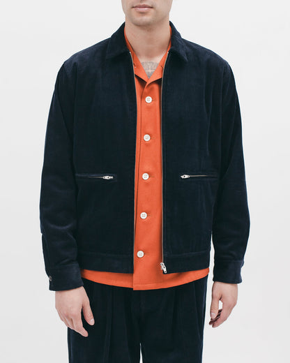 Harrington Jacket - Midnight Cord